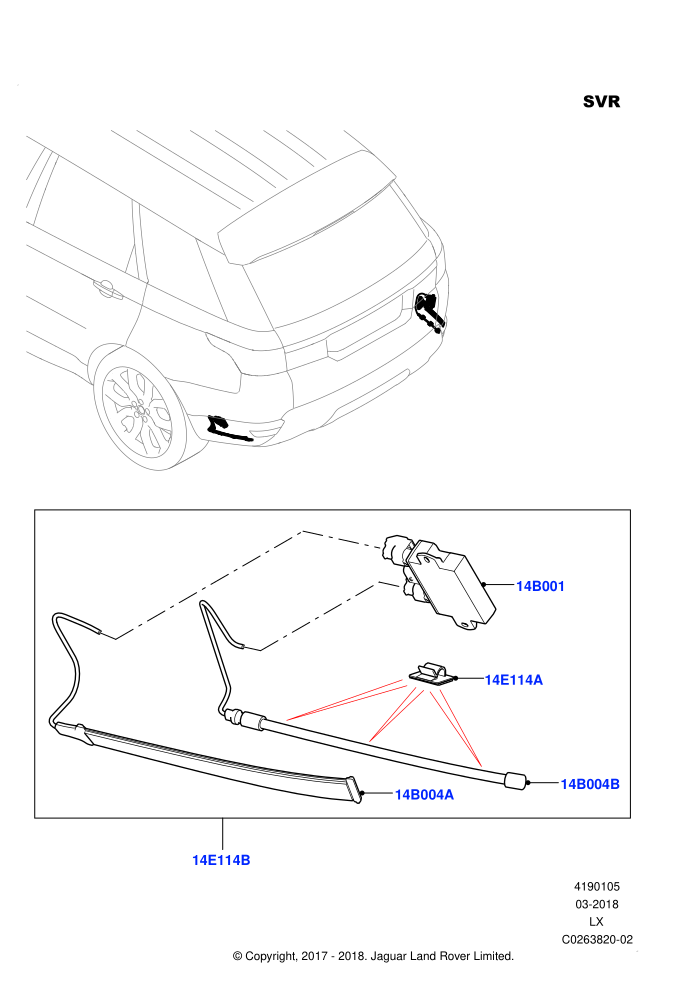 Vehicle Modules And Sensors (SVR,SVR Version,Tailgate - Hands Free)(Gesture Tailgate System)((V)FROMGA000001)