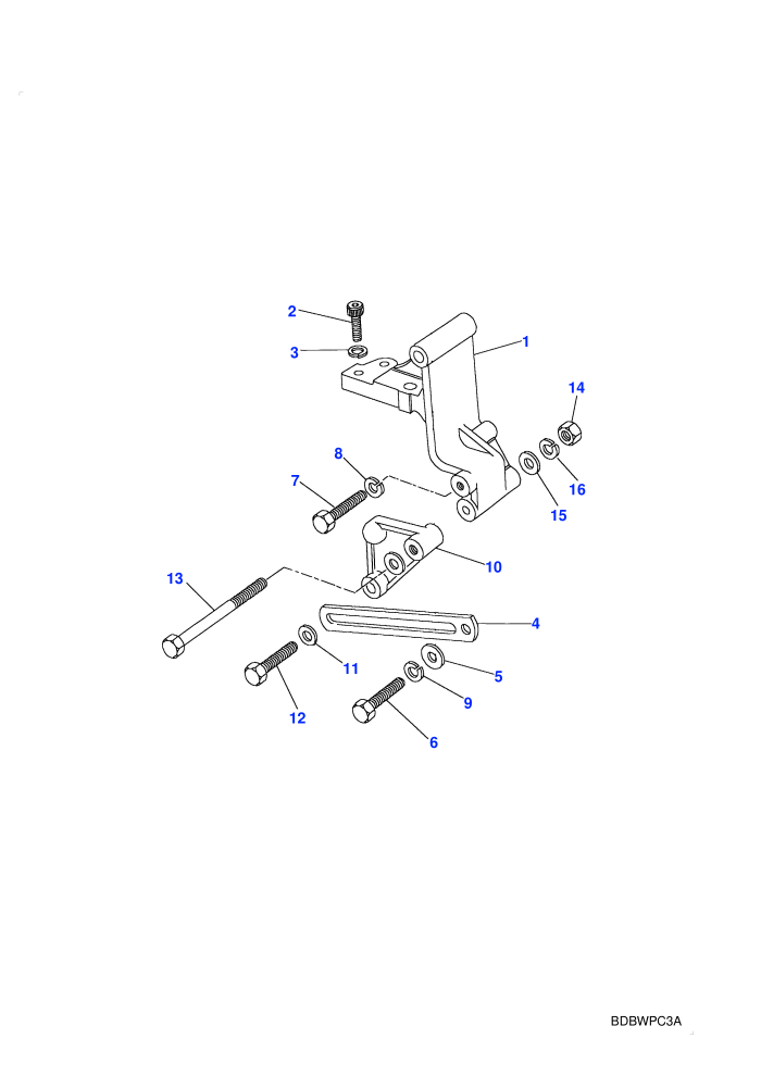 Alternator Mountings (2.5L Turbo Diesel VM)