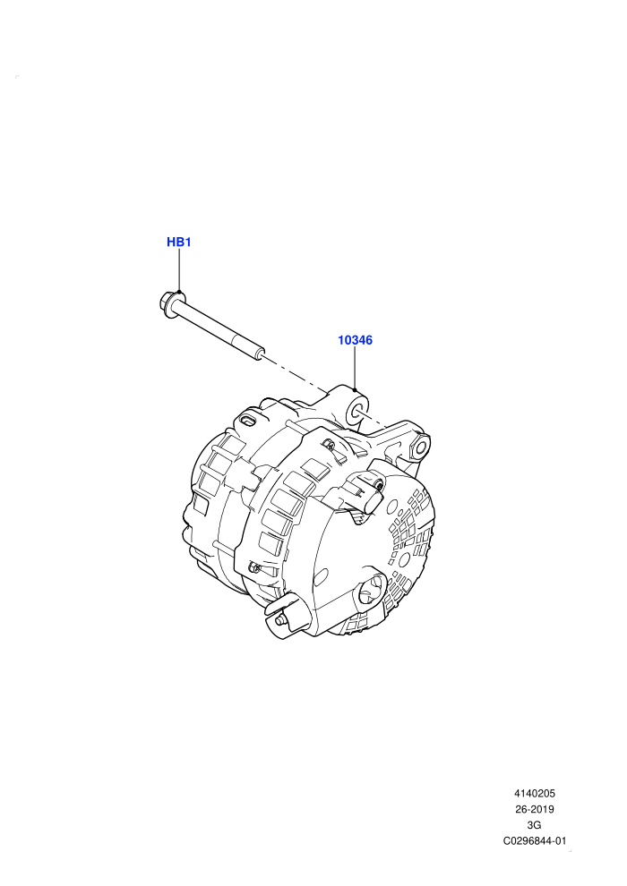 Alternator And Mountings (Changsu (China),Less Electric Engine Battery)