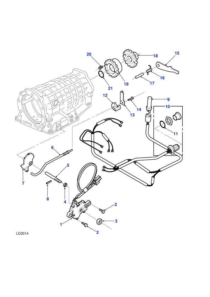 Switch, Harness and Shift Mechanism (Automatic Transmission)