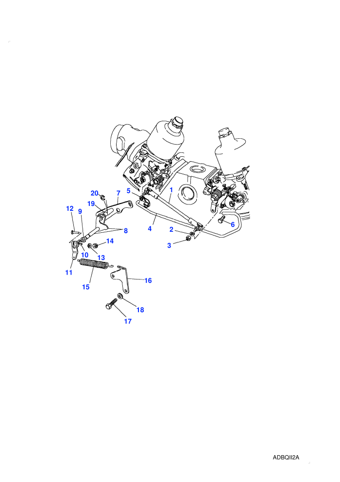 Throttle Linkage-SU (3.5L V8 Twin Carb L/R Petrol)