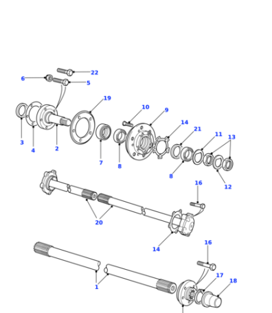 RUC105200 EUROSPARE Фланец полуоси DEF