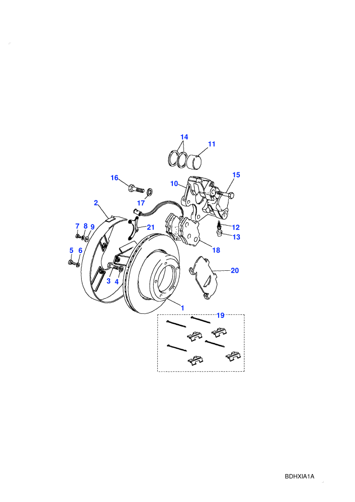 Rear Disc Brakes (Less Anti-Lock Braking System)
