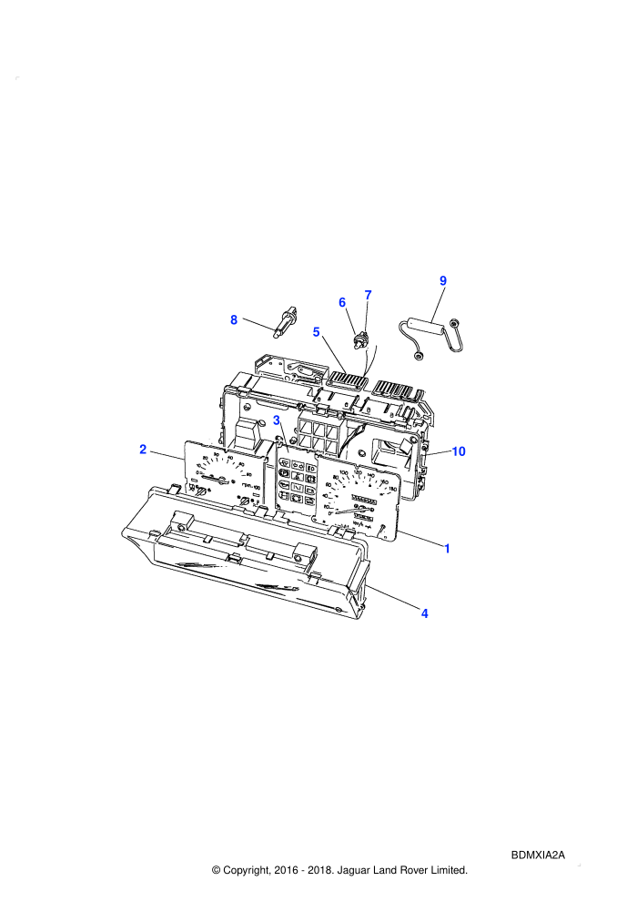 Instrument Pack Components-To (V) LA647644