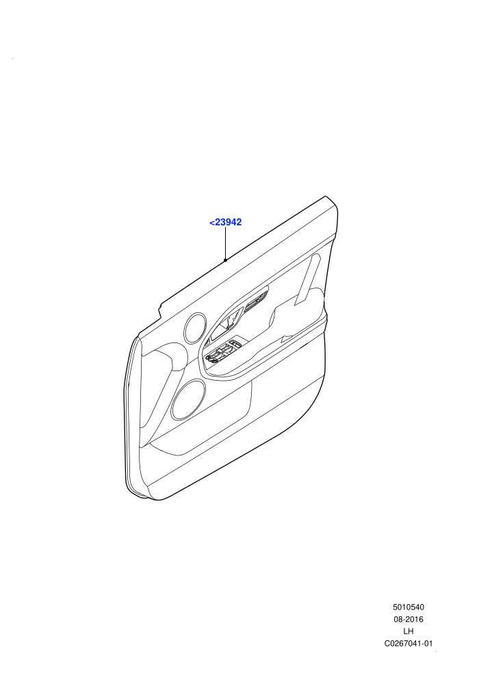 Front Door Trim Panels (5 Door,Itatiaia (Brazil))((V)FROMGT000001)
