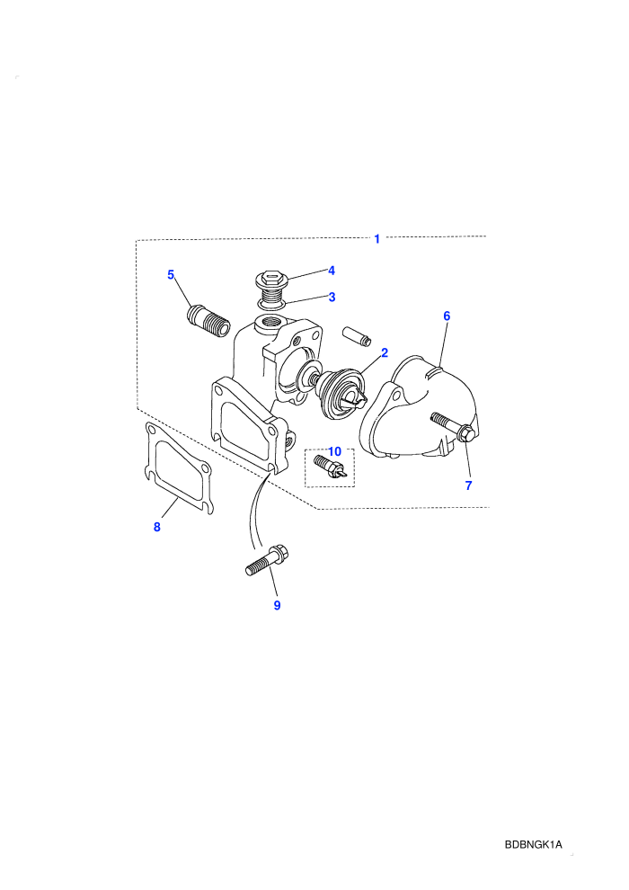 Thermostat Housing (2.5L TDi)