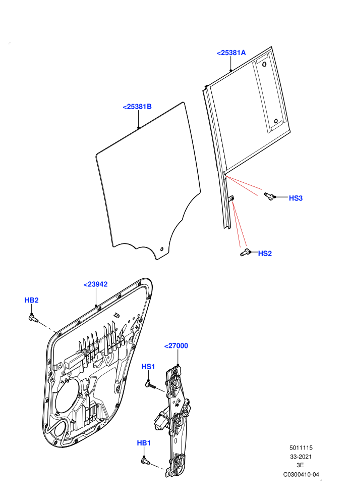 Rear Door Glass And Window Controls (Long Wheelbase,Standard Wheelbase)