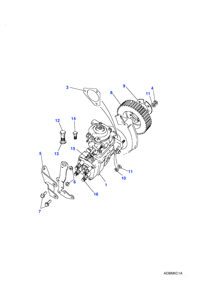 Injection Pump (2.5L I4 200 TDi L/R,5 Speed Manual Transmission,Less Catalyst)