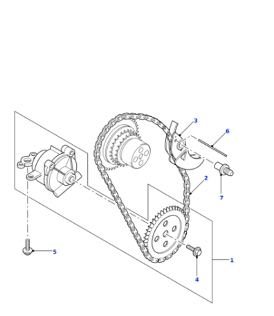 LR004868 EUROSPARE Насос маслянный 2,4D