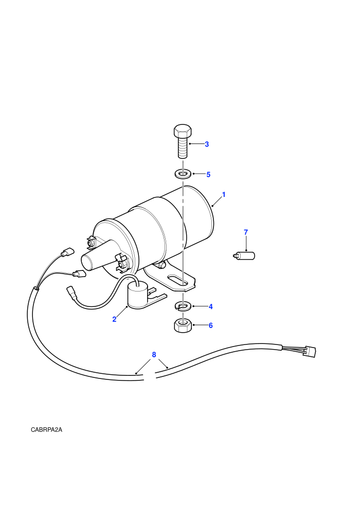 Ignition Coil (V8 EFI Petrol)
