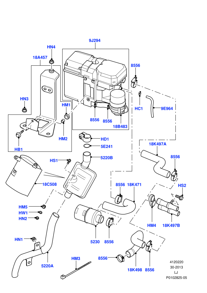 Auxiliary Fuel Fired Pre-Heater (Page B)((V)TO9A999999)