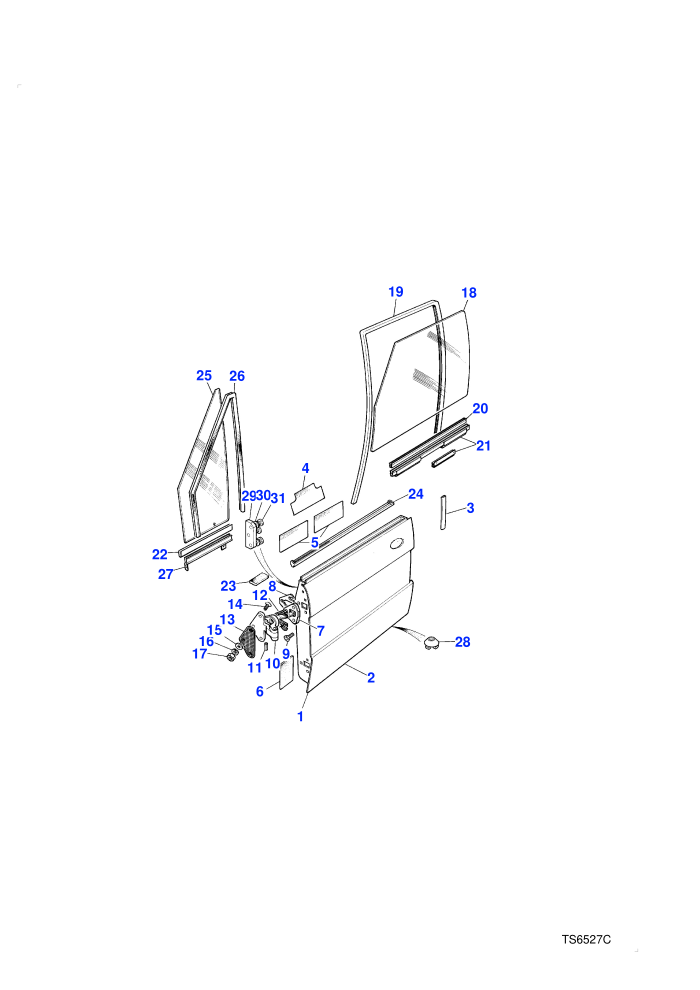 Front Door Assembly (2 Door Station Wagon)((V)FROMFA351847)