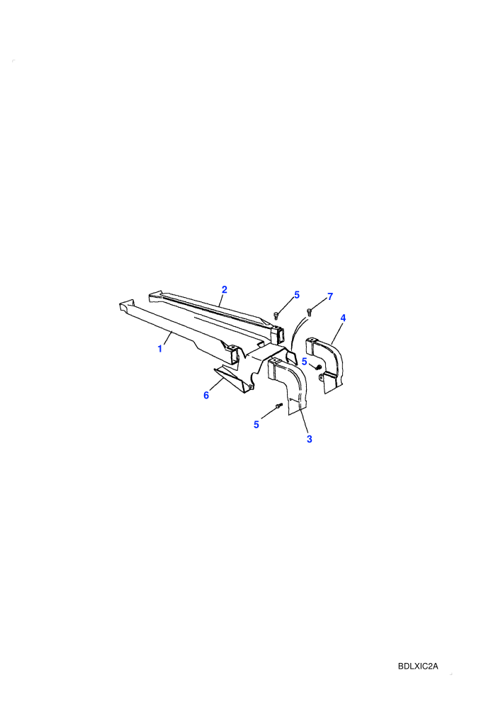 Ducting Rear-From (V) MA647645