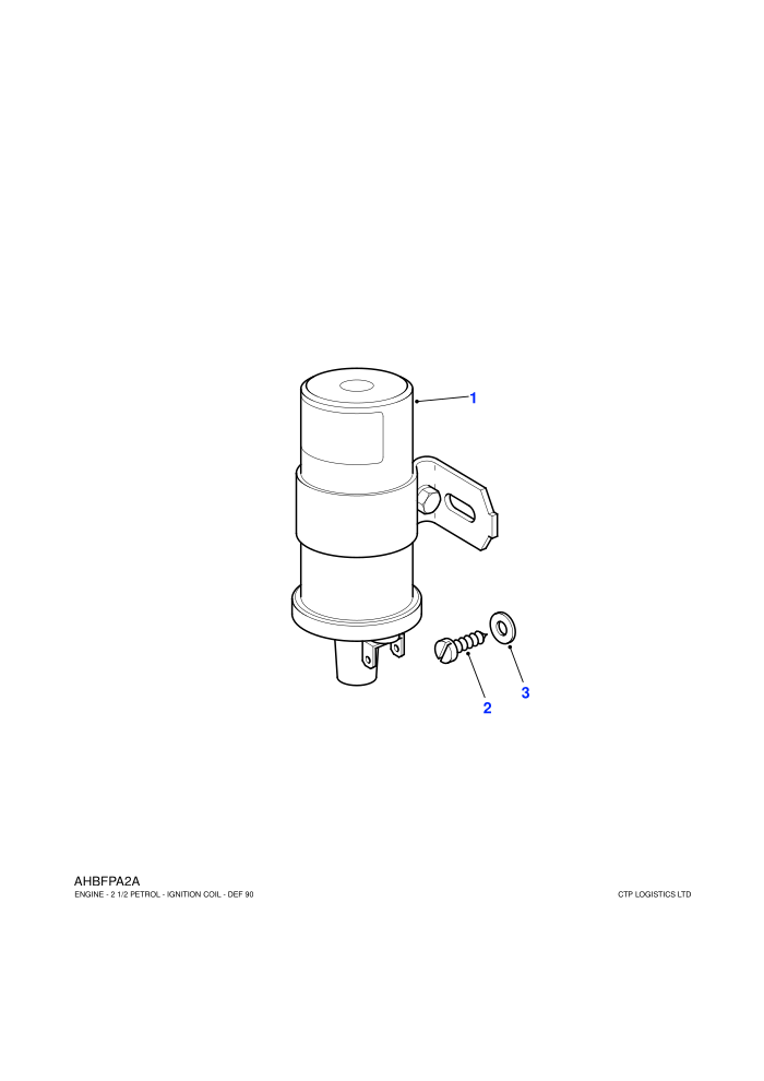 Ignition Coil (2.5L 4 Cyl L/R Petrol)