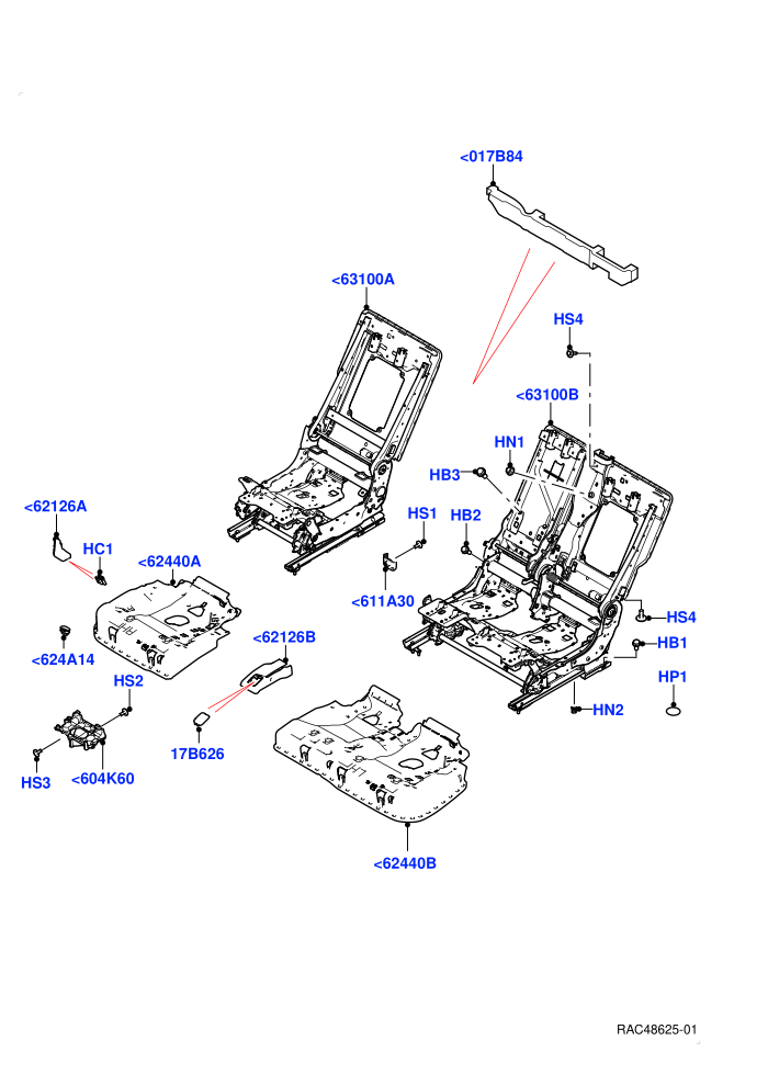 Rear Seat Base