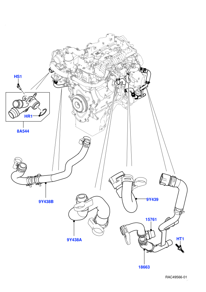 EGR Cooling System (2.0L I4 DSL HIGH DOHC AJ200)(Nitra Plant Build)((V)FROMK2000001)