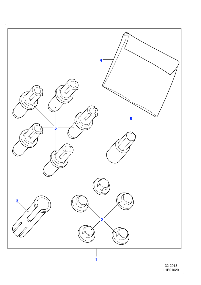 Locking Wheel Nuts (For Alloy Wheels)