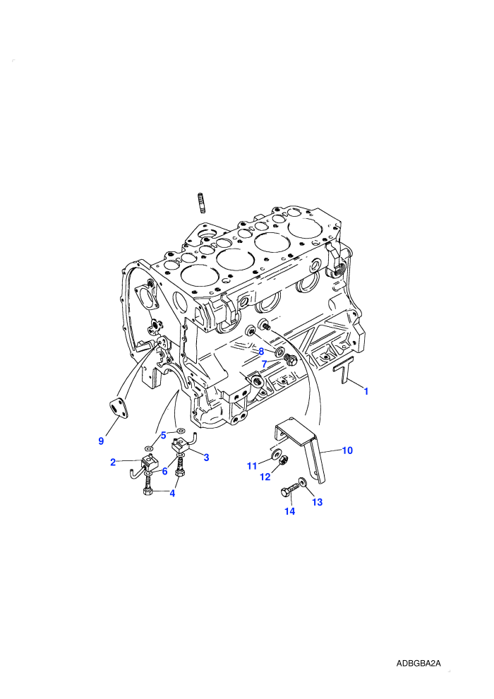 Cylinder Block (Cont) (2.5L 4 Cyl NA L/R Diesel)