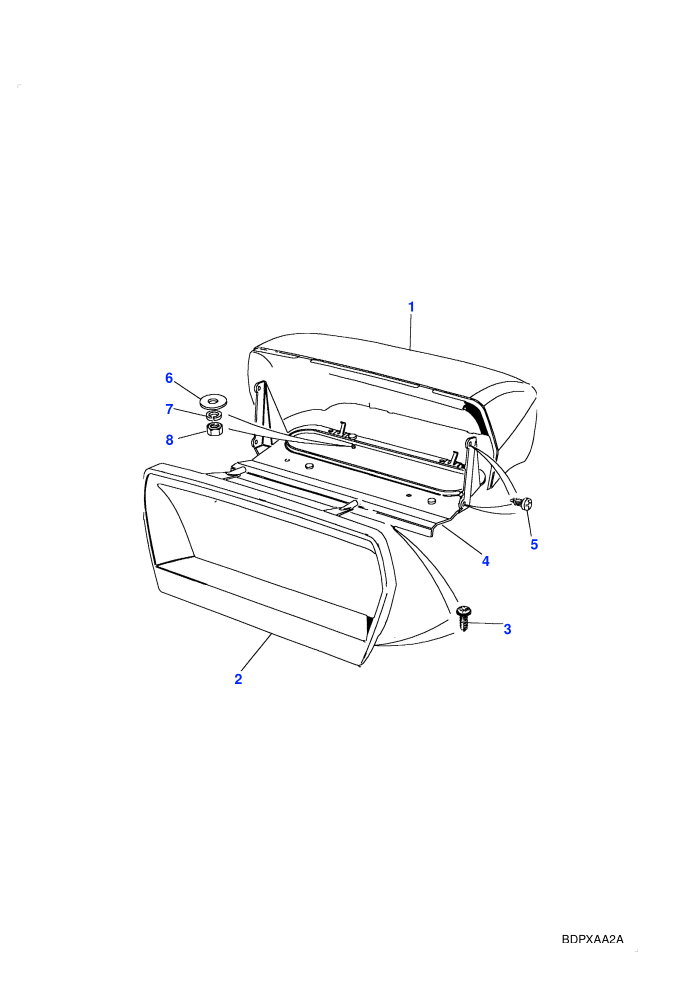 Cowl Instrument Binnacle