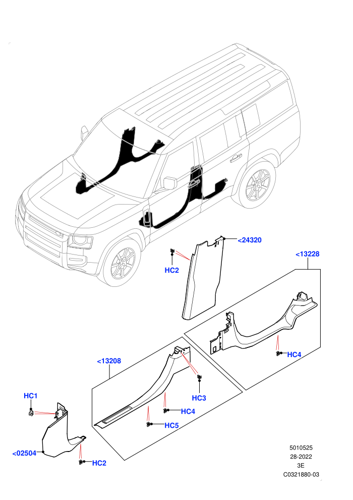 Side Trim (Long Wheelbase)(Sill)