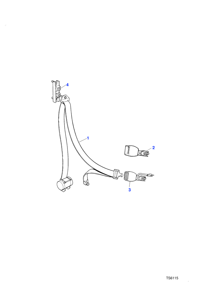 Front Seats-Inertia Reel Mounting