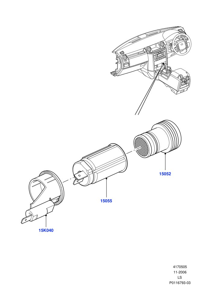 Instrument Panel Related Parts ((V)TO9A999999)