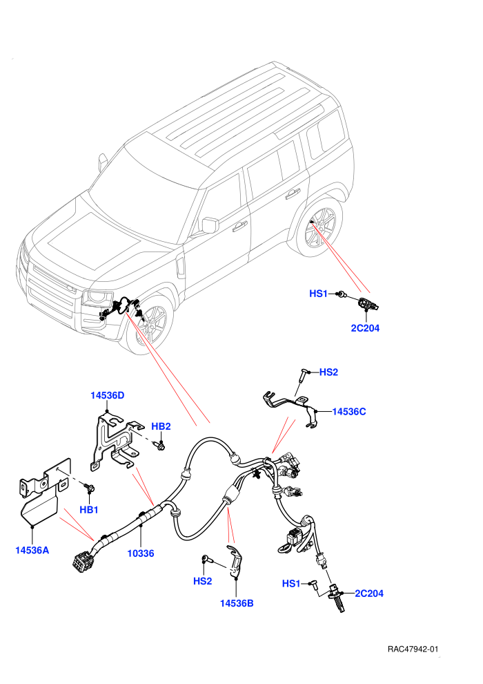 ABS Sensors (SV Model Spec)((V)FROMS2000001)