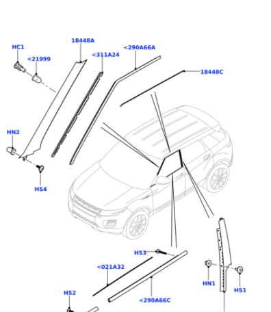 LR033144 LAND ROVER Пистон (гвоздик)