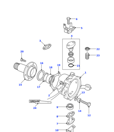 LR029522 LAND ROVER Втулка датчика ABS