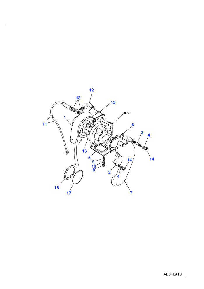 Turbocharger (2.5L 4 Cyl Turbo Diesel)