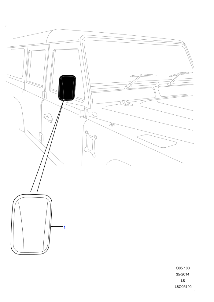 Exterior Rear View Mirror