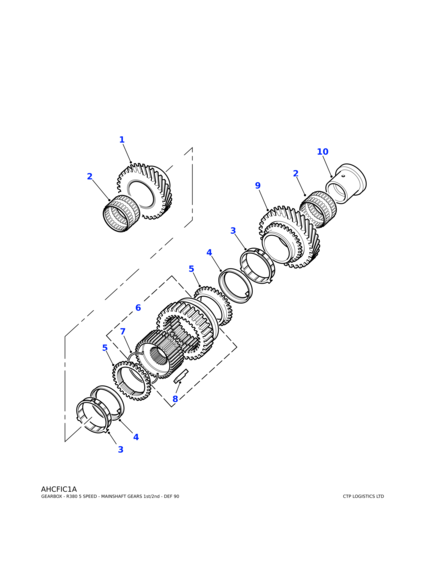 FTC5100 EAC PARTS Муфта 1ой и 2ой передачи