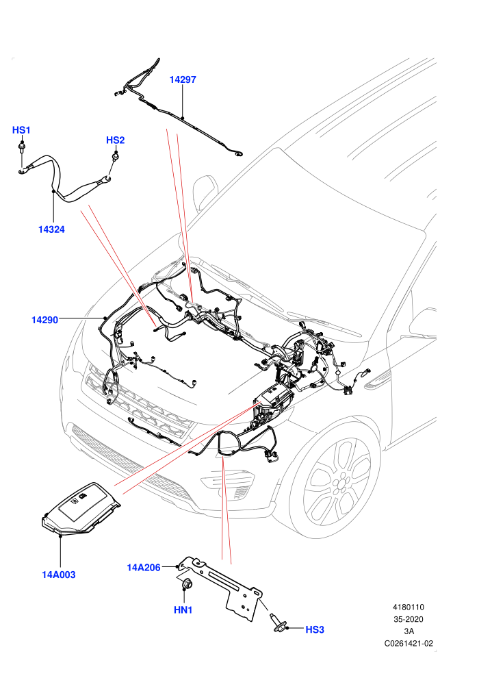 Electrical Wiring - Engine And Dash (Changsu (China))(Engine Compartment)((V)FROMFG000001)