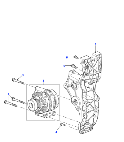 YLE500310 LAND ROVER Генератор DEF 2.4 c 2007-