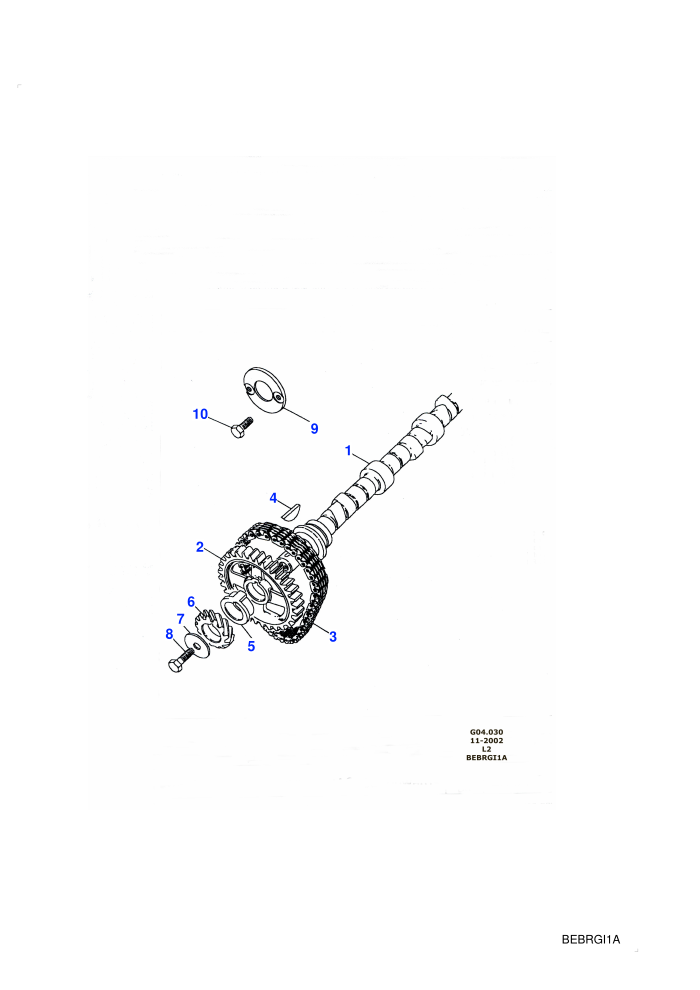 Camshaft (V8 EFI Petrol)