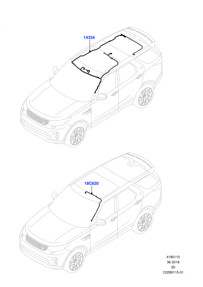 Electrical Wiring - Body And Rear (Nitra Plant Build,Roof)((V)FROMK2000001)