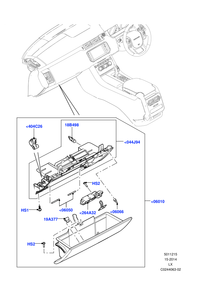 Glove Box ((V)TOHA999999)