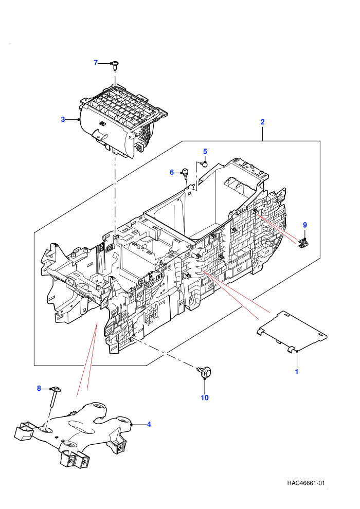 Console - Floor (Itatiaia (Brazil))(Internal Components)((V)FROMRT000001)