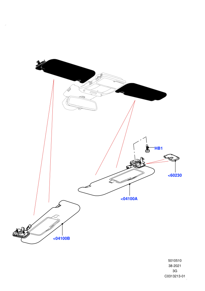 Headlining And Sun Visors (Itatiaia (Brazil))