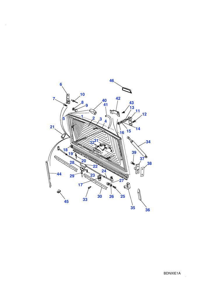 Tailgate Assembly-Upper