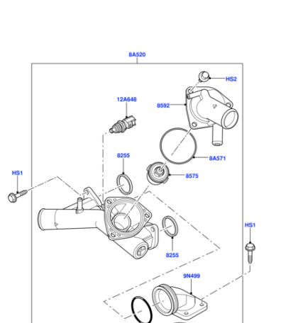 LR005765 GREEN OVAL Термостат NRR/RRS/D3 4.4AJ/4.2