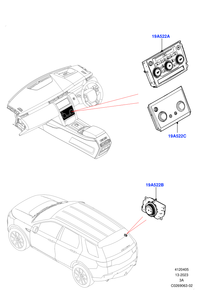 Heater & Air Conditioning Controls (Itatiaia (Brazil))((V)FROMGT000001)