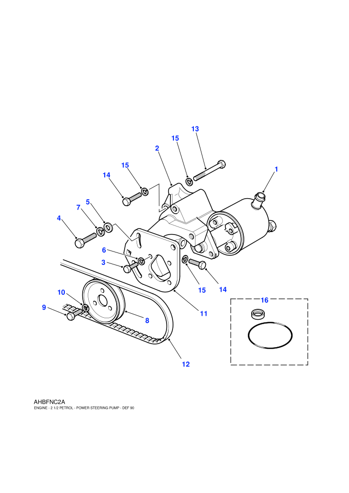 Power Steering Pump-Gemmer (2.5L 4 Cyl L/R Petrol)