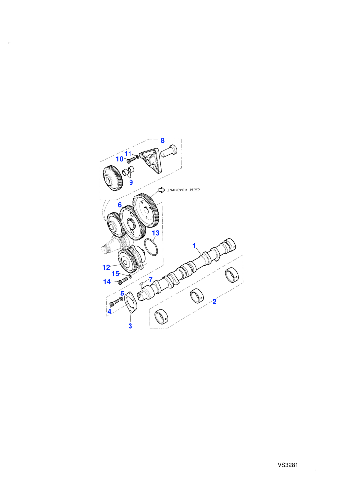 Camshaft (2.4L 4 Cyl VM Turbo Diesel)