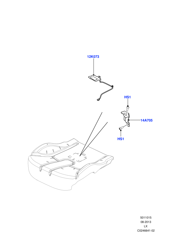 Front Seat Base (Sensors)((V)TOHA999999)