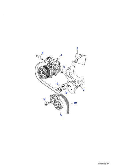 ERR4623 LAND ROVER Ремень приводной D1