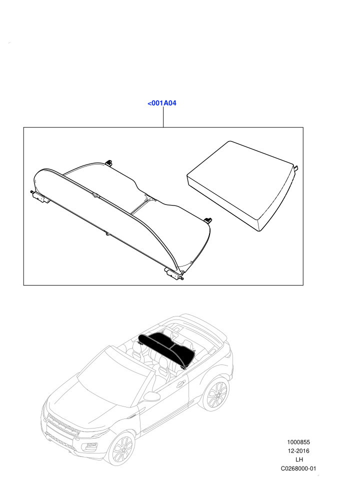 Touring Accessories (2 Door Convertible,Halewood (UK))(Windstop Kit)((V)FROMGH000001)