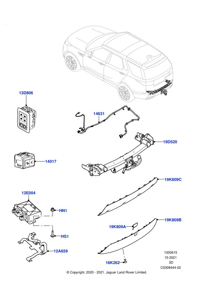 Towing Equipment ((-)CDN/USA)(Electric Deployable Tow Bar)