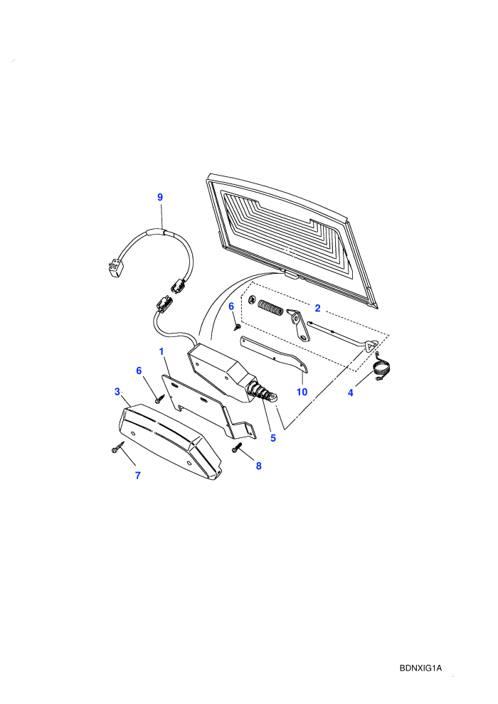 Upper Tailgate Central Locking