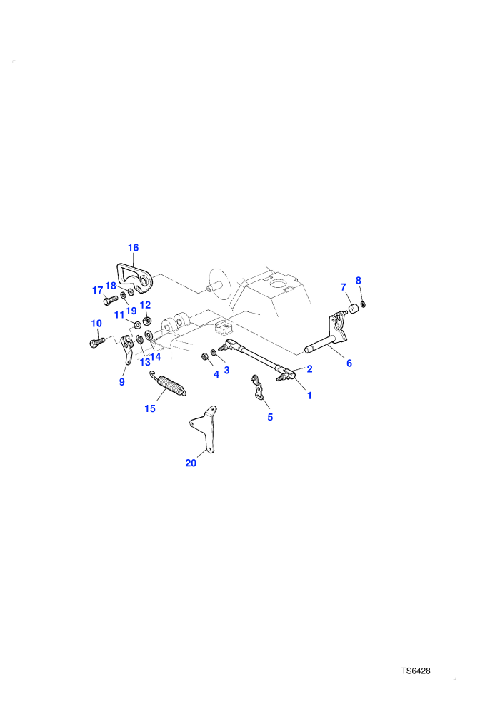 Throttle Linkage-Solex (V8 Twin Carb L/R Petrol)